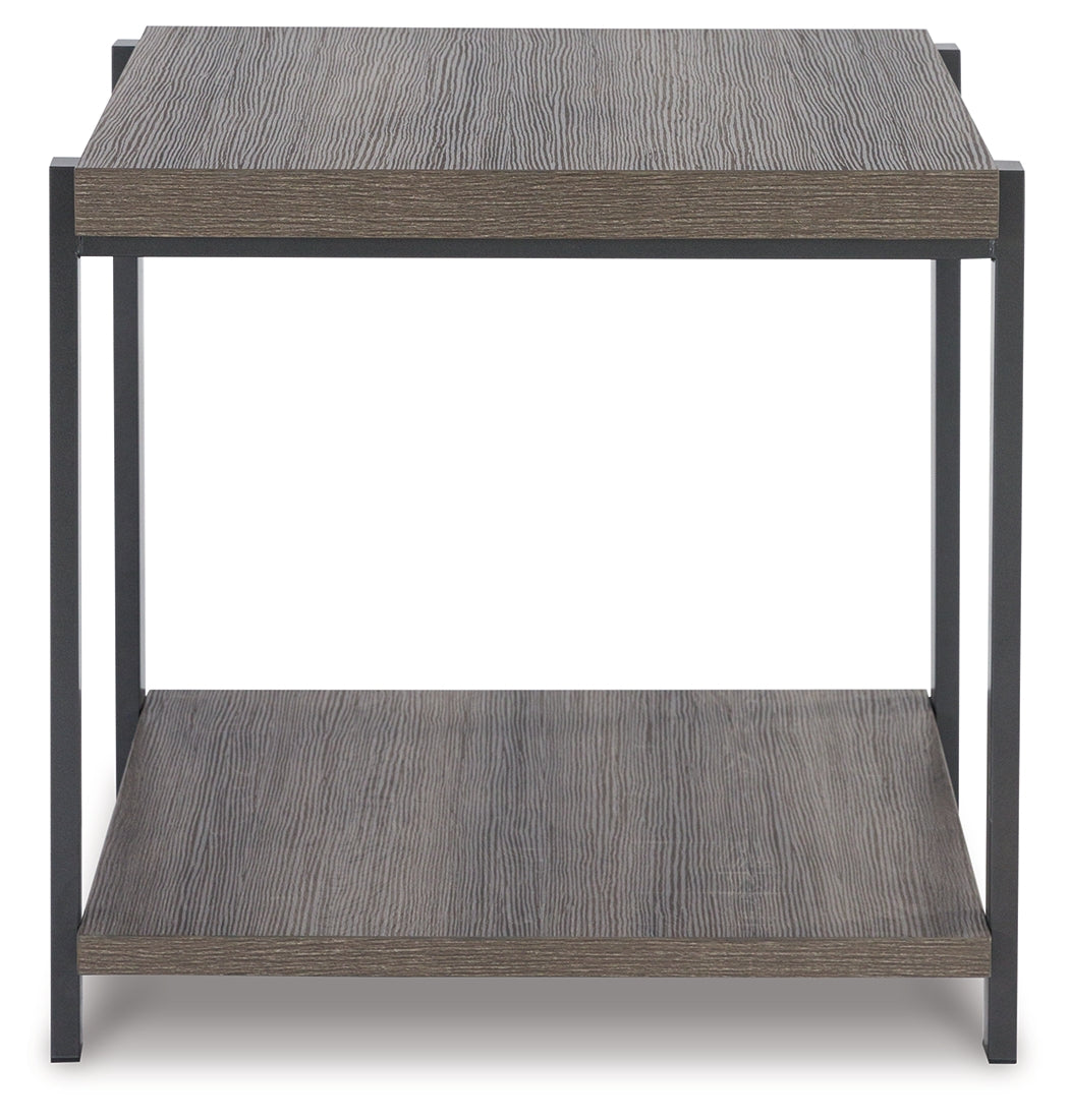 WILMADEN Gray/Black Table, Set of 3 - T393-13 - Luna Furniture