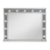 Wilmer Rectangular Table Mirror with Lighting Silver - 969525 - Luna Furniture