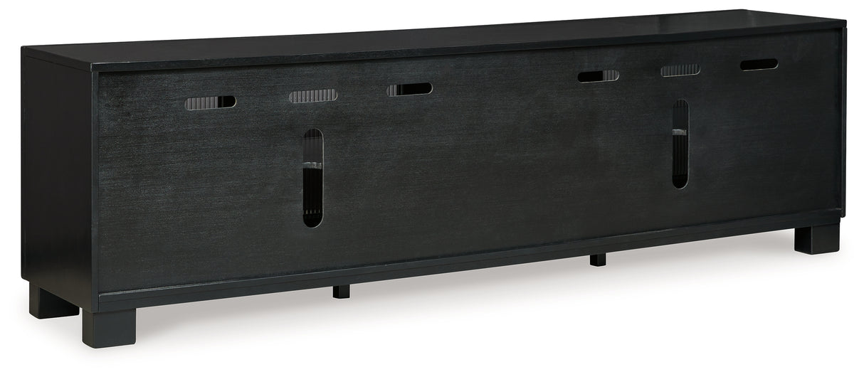 Winbardi Black 85" TV Stand - W786-78 - Luna Furniture