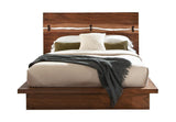 Winslow Smokey Walnut and Coffee Bean California King Bed from Coaster - Luna Furniture