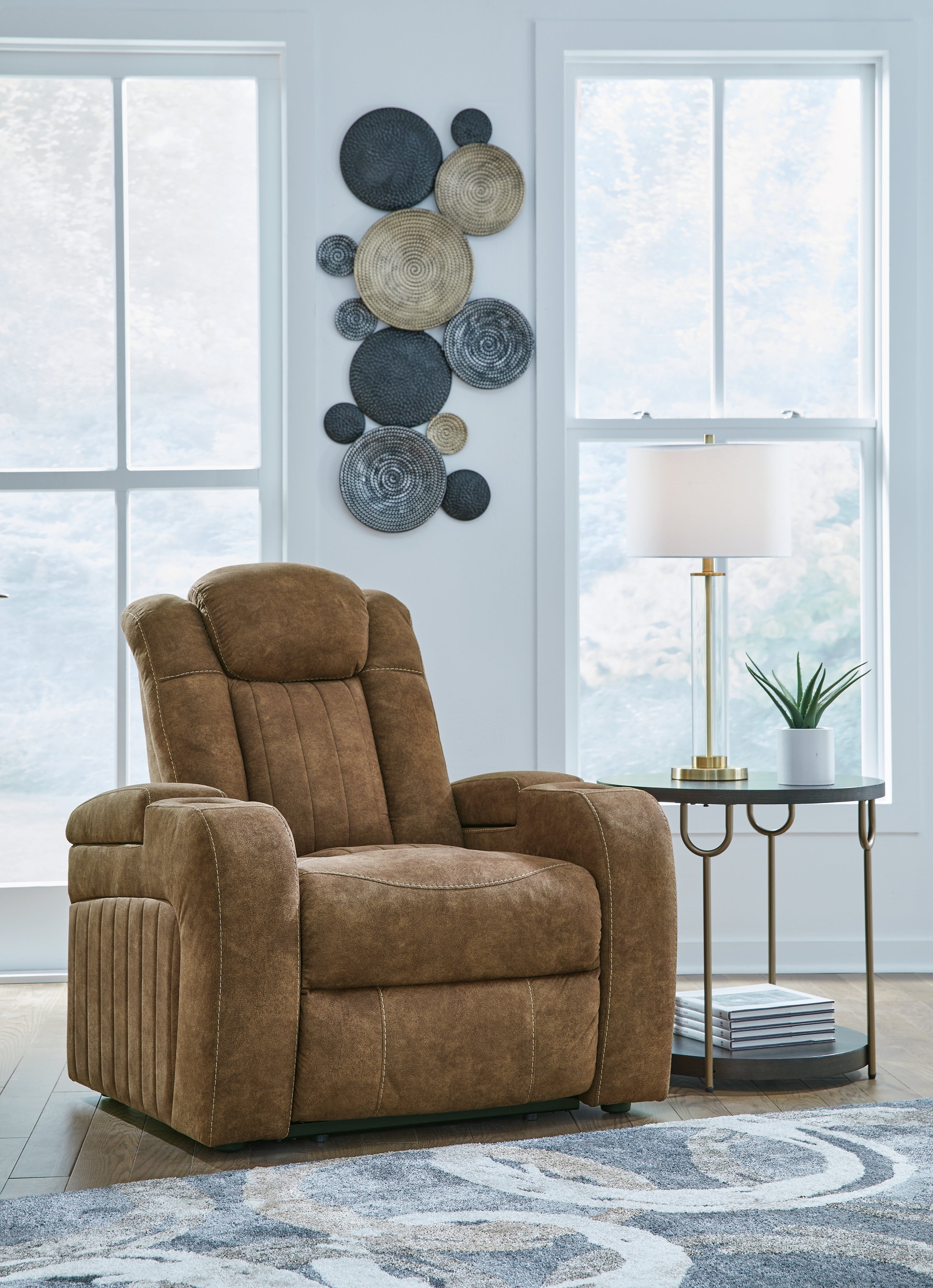 Wolfridge Brindle Power Recliner - Luna Furniture