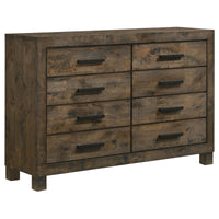 Woodmont 8-drawer Dresser Rustic Golden Brown - 222633 - Luna Furniture