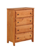 Wrangle Hill 4-drawer Chest Amber Wash - 460099 - Luna Furniture