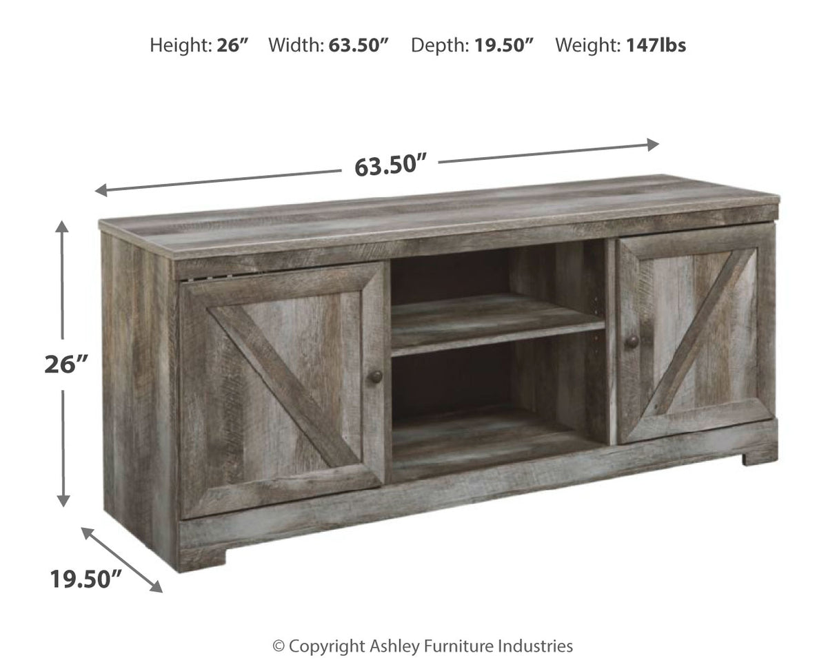 Wynnlow Gray 63" TV Stand from Ashley - Luna Furniture