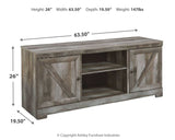 Wynnlow Gray 63" TV Stand from Ashley - Luna Furniture