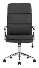 Ximena High Back Upholstered Office Chair Black - 801744 - Luna Furniture