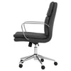 Ximena Standard Back Upholstered Office Chair Black - 801765 - Luna Furniture