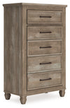 Yarbeck Sand Chest of Drawers - B2710-245 - Luna Furniture