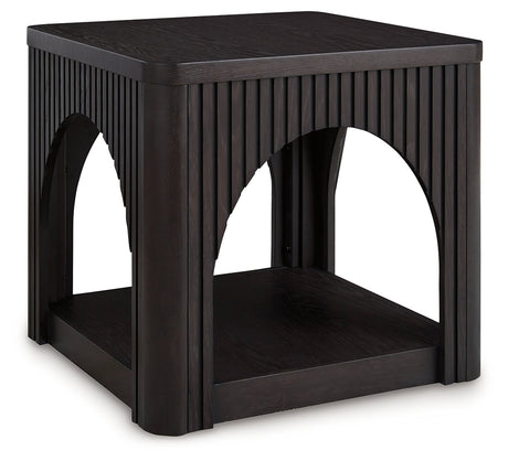 Yellink Black End Table - T760-2 - Luna Furniture