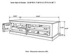 Zabel 2-door TV Console Natural - 724254 - Luna Furniture