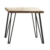 Zander End Table with Hairpin Leg Natural and Matte Black - 723497 - Luna Furniture