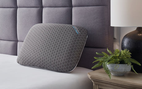 Zephyr 2.0 Dark Gray Graphene Contour Pillow - M52113P - Luna Furniture
