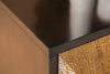 Zira Sunburst 2-door Accent Cabinet Brown and Antique Gold - 953496 - Luna Furniture